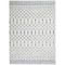 Homeroots 5 x 7 ft. Ivory & Blue Berber Pattern Area Rug 385827 - alternate 1